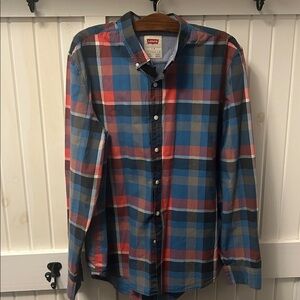 Levi's Plaid Casual Shirt Mens L